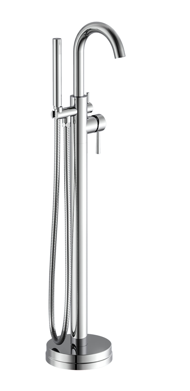 Schütte Schütte Bad-Duschmixer mit Duschset Cornwall Chromfarben