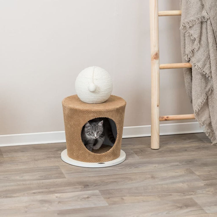 Trixie Trixie Cat Cave mit krabbal 36x50 cm Taupe