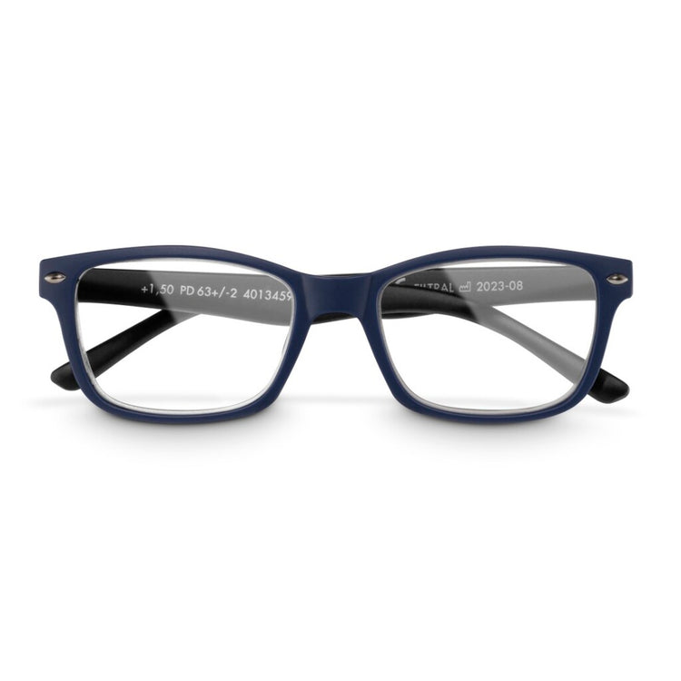 Hama -Lesebrille +3.0 dtp dunkelblau schwarz matte