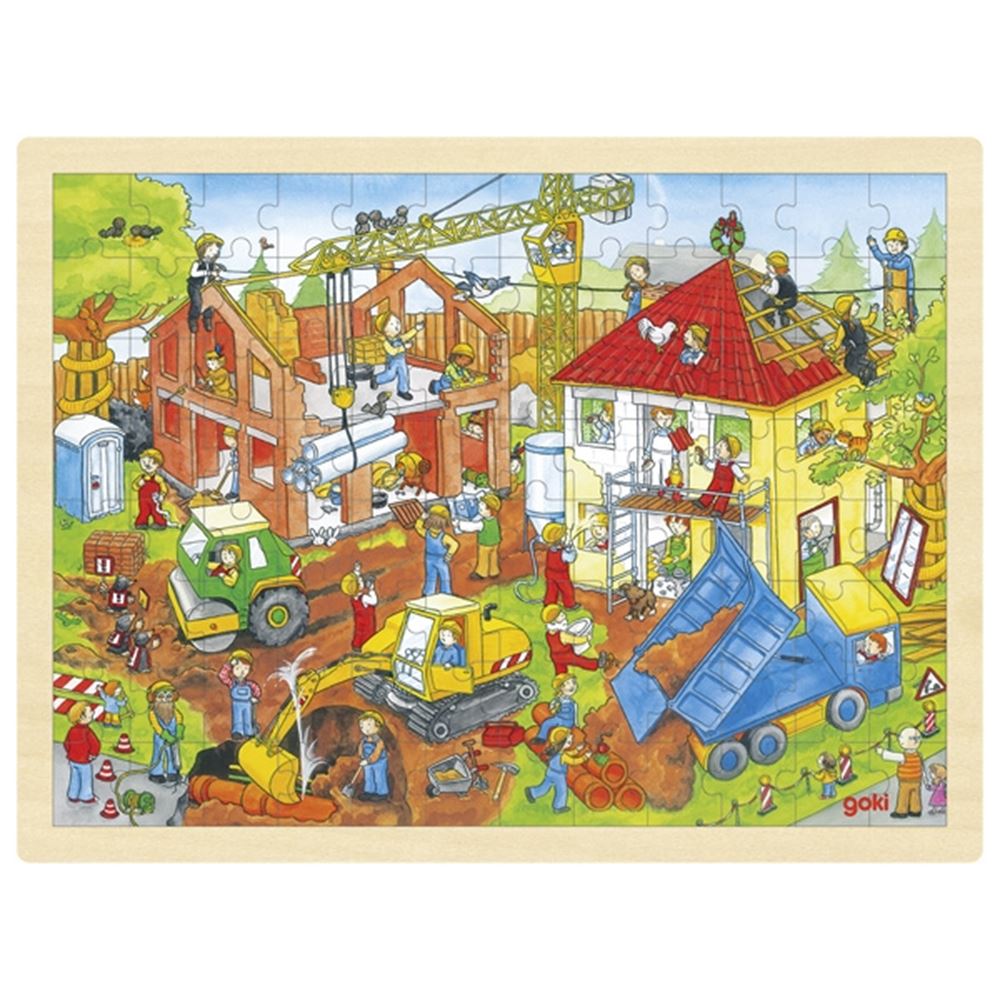 Goki Holzpuzzle -Konstruktion, 96st.