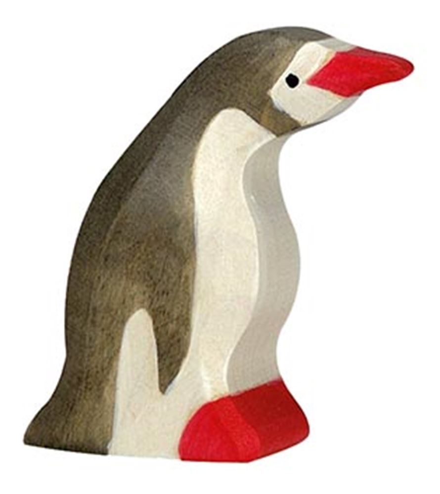 Holztigerpinguin, klein, Kopf nach vorne