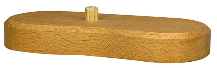 Holztiger Wald - Fußstütze für Baum - 15x2x7cm - Holzfigur - handgefertigt
