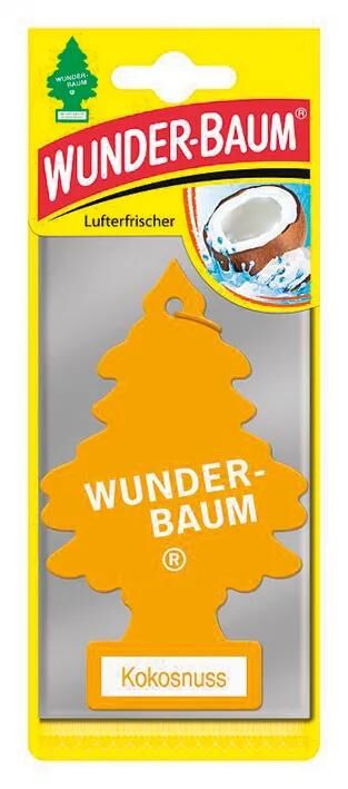 Wunderbaum Duftbäume Lufterfrischer Lufterfrischer Kokosnuss 1 er