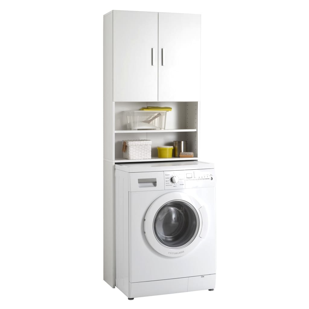 FMD FMD Waschmaschinenschrank mit Stauraum weiß