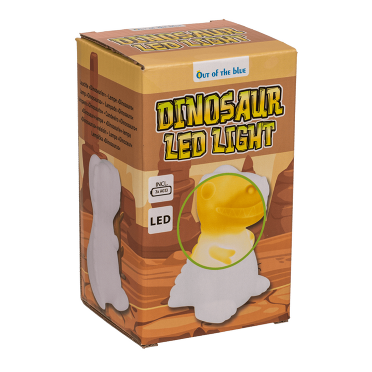 Lampe, Dinosaurier mit LED (inkl. 3 Batterien).