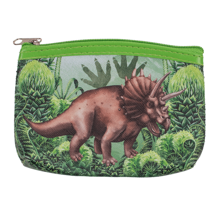 Dsp-Geldbörse Dinosaurier. 4 Sortiment. 24