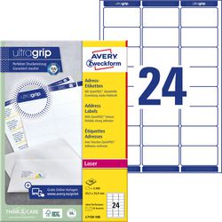 Adressetiketten Avery L7159 63,5 x 33,9 mm weiß