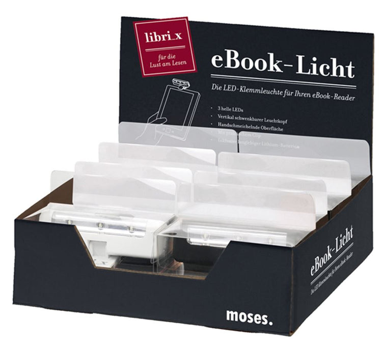DSP Libri Leselampe E-Book 2 sortiert (8 Stück)