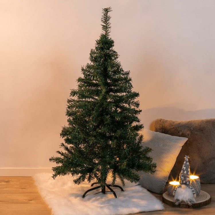 Hallo Weihnachtsbaum mit Metallstandard 120 cm Grün