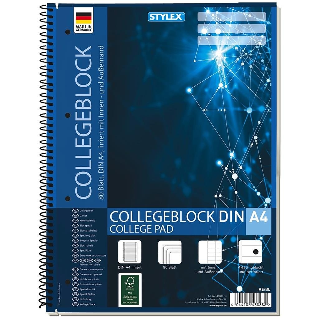 Stylex Stylex A4 CEOose Beck mit Linien 80 Räume