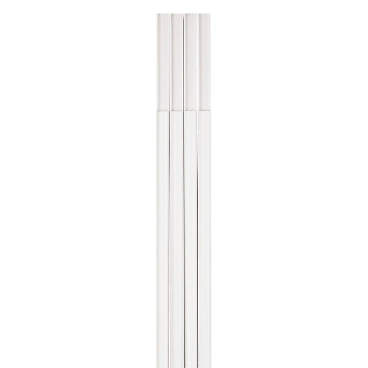 Hama Kabelkanal selbstklebend halbrund 100x1,1x1 cm 4 Stück PVC Weiß