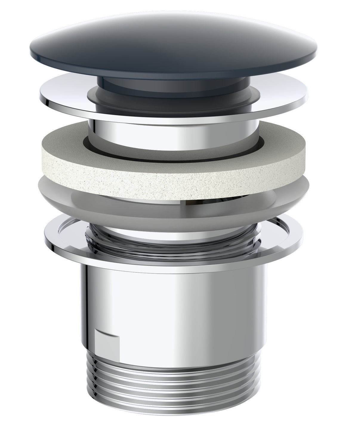Schütte Schütte Drain Stecker Design 1¼ x65 mm schwarz