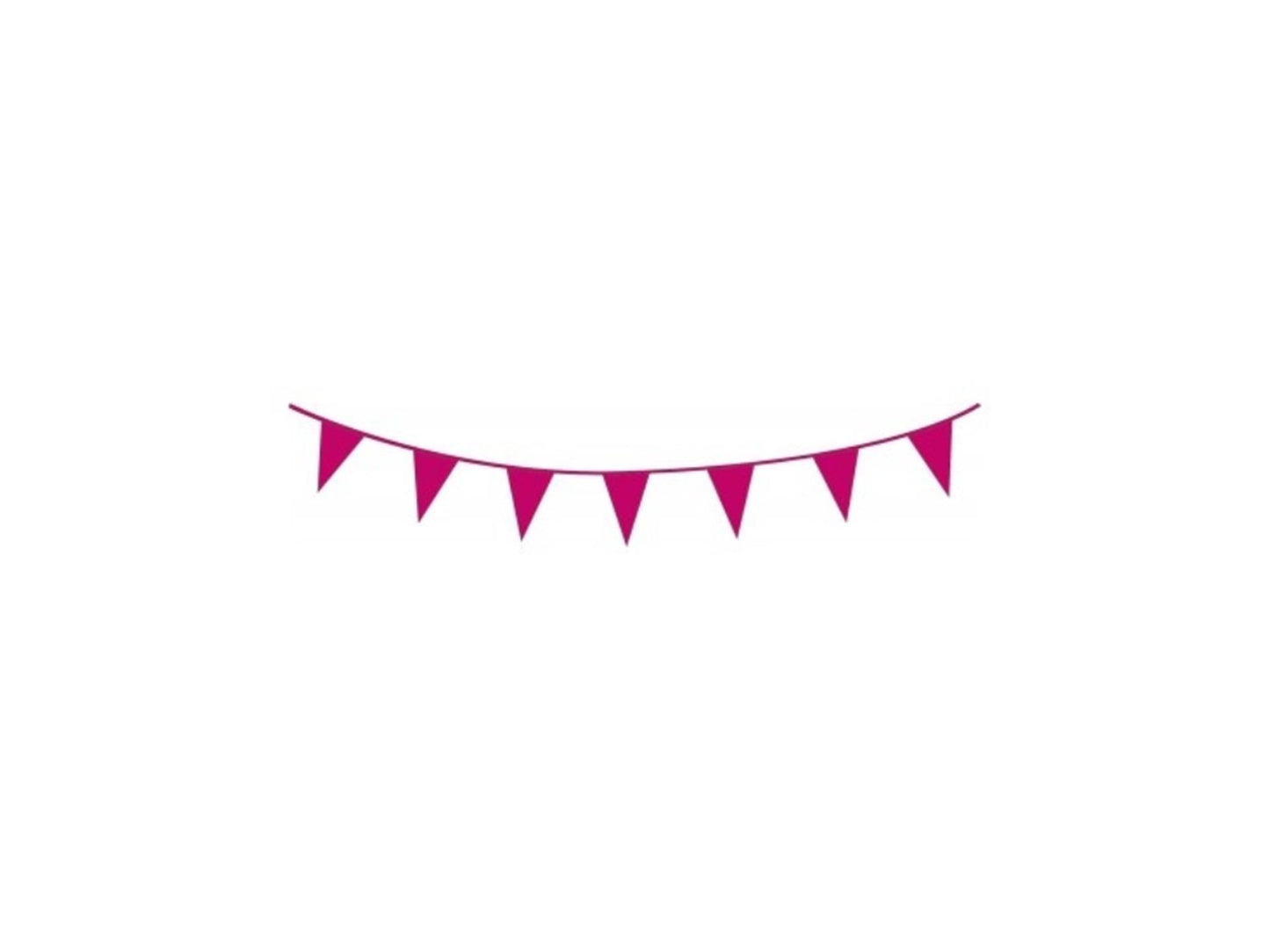 Haza-Flaggenleine, 10 m, Kunststoff, leuchtend rosa