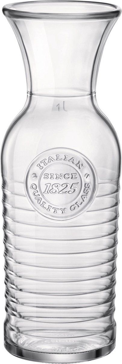 Bormioli Rocco Krug – 1 Liter – Glas – Karaffe – Wasser- oder Weinkrug – Saftkrug – Wasserkrug