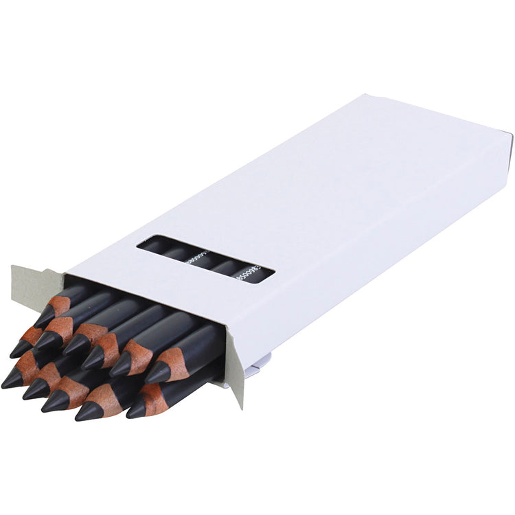 Edu3 Edu Jumbo Buntstift, Stärke 10 mm, Mine 6,25 mm, schwarz, 12 Stück 1 Box