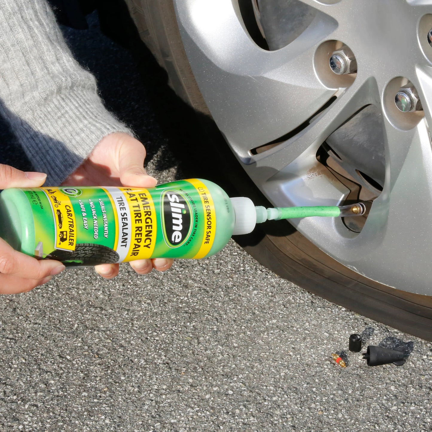Smart Tire Repair Flüssigkeit 237 ml Grün