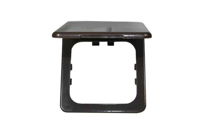 Opaler Klappdeckel braun - verpackt