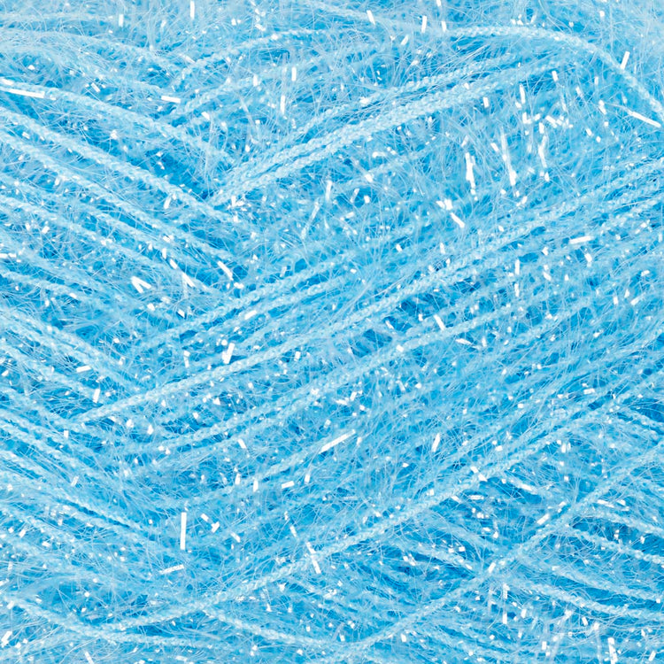 Creativ Company Schleifschwammgarn, L: 90 m, blau, 50 g 1 Knäuel