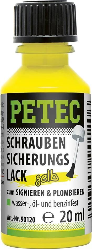 PETEC Safety Lack gelb 20m