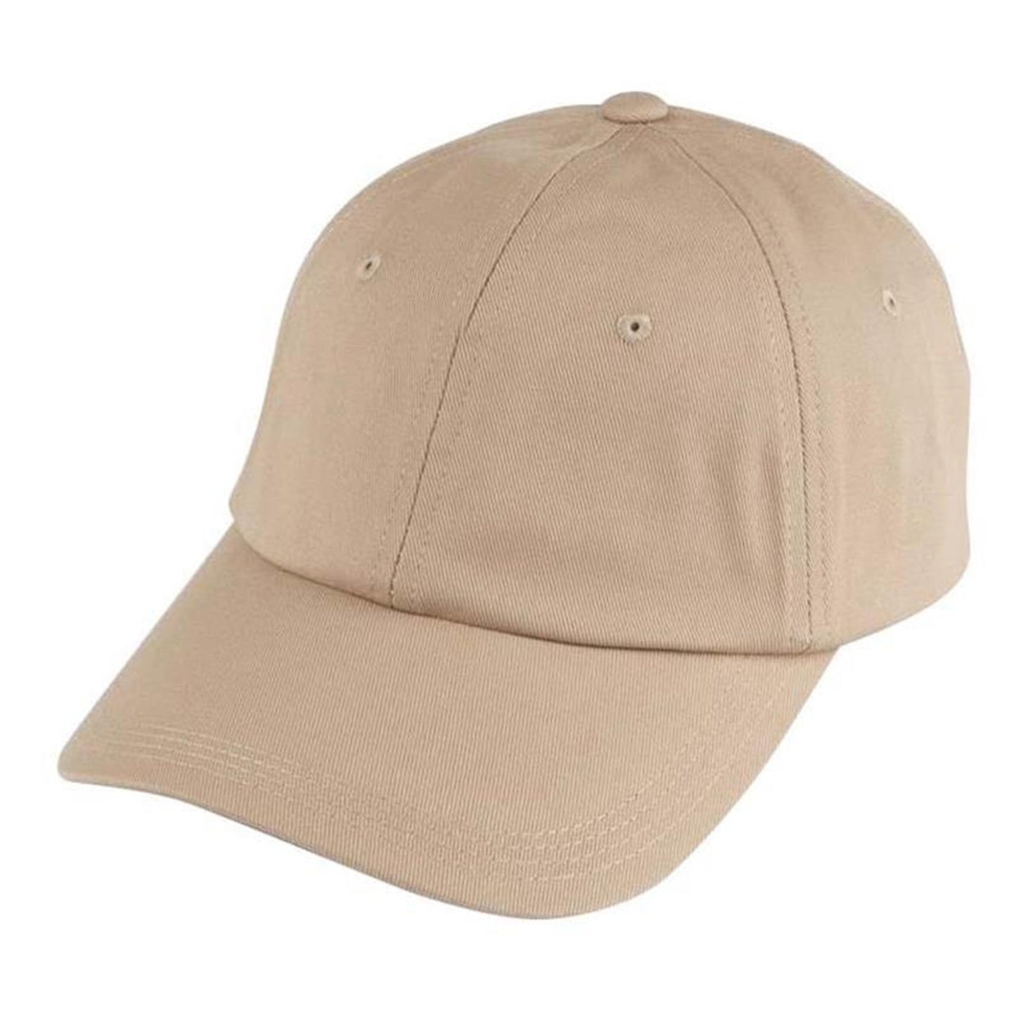 Mütze beige, 100 % Baumwolle