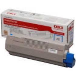 Tonerkartusche oki 43872307 cyan 2.000 Seiten