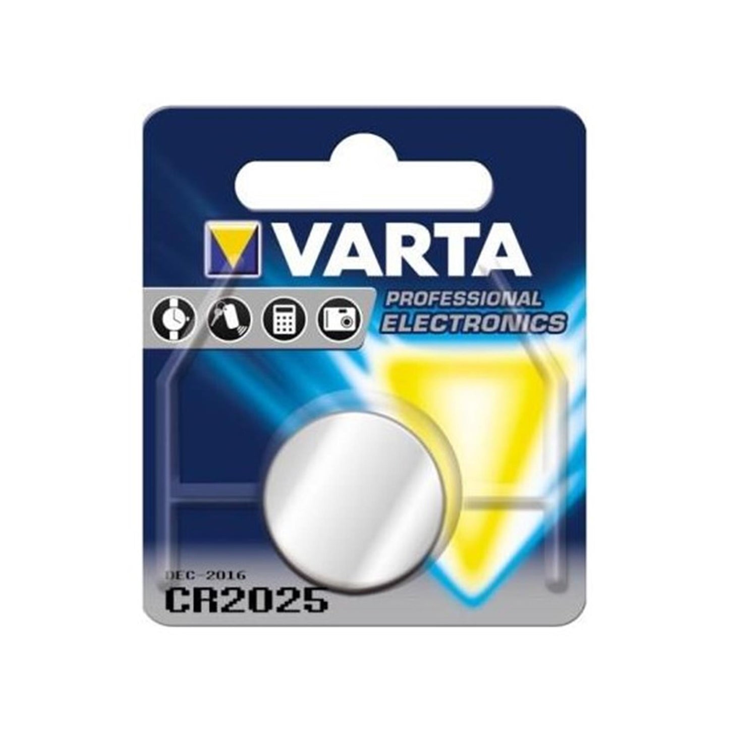 Varta Knopfzellenbatterie CR2025 Lithium 3V