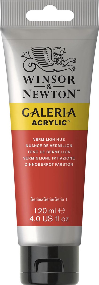 Winsor Newton Galeria Acryl 120 ml zinnoberroter Farbton
