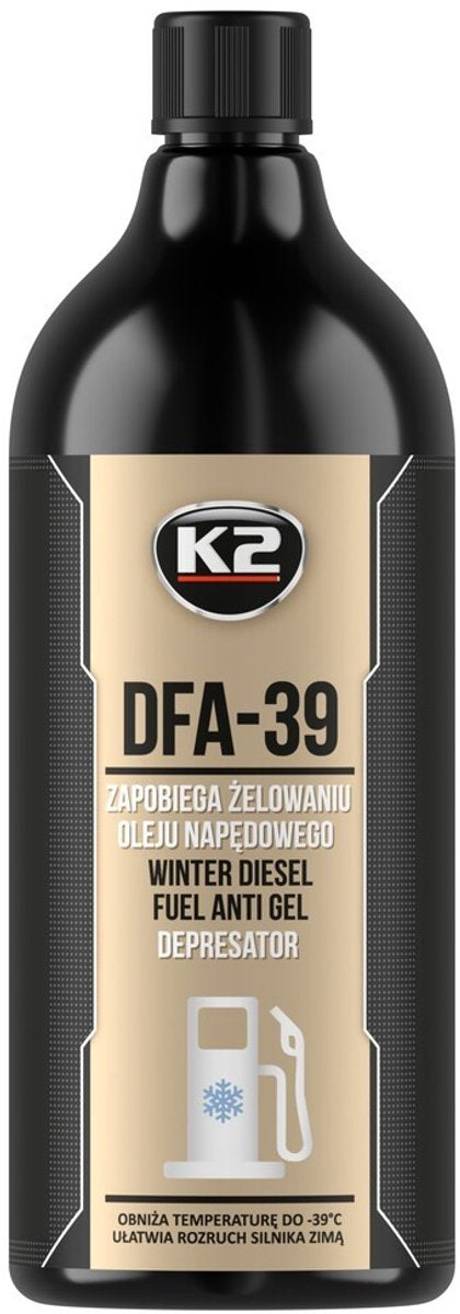 K2 dfa-39 – 1 l – Kraftstoffzusatz – Diesel-Frostschutzmittel – Diesel-Antikoagulans