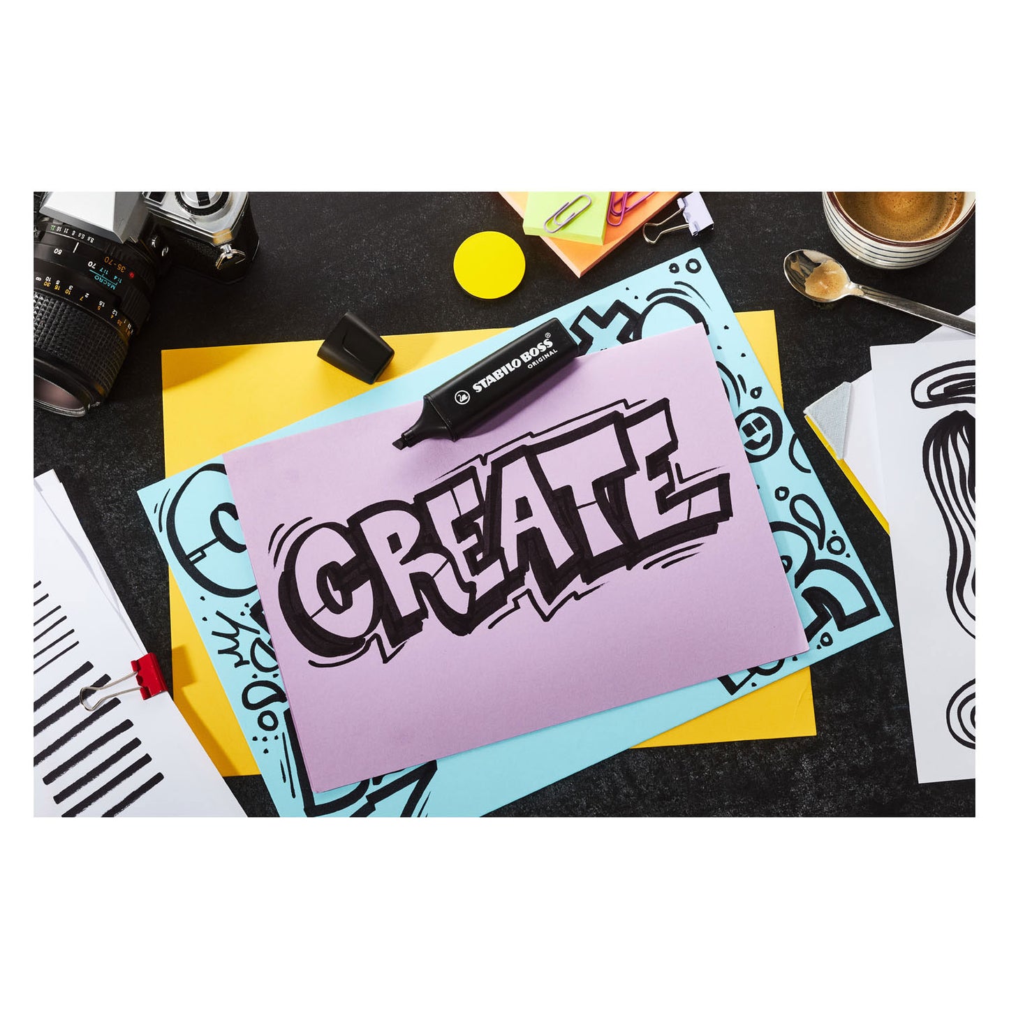 Stabilo Boss Original Marker Set 8 Stücke Naturecolors