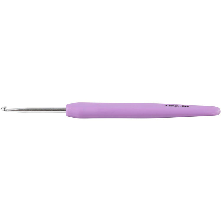 Creativ Company Häkelnadeln, Größe 3,5, L: 13,3 cm, Größe 3,5 mm, hellviolett, 1 Stück