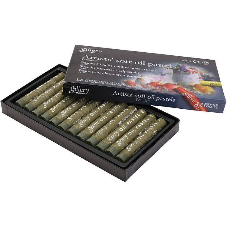 Galerie Ölpaste, L: 7 cm, d 11 mm, Dicke 11 mm, Olive, 12 Stück 1 Box