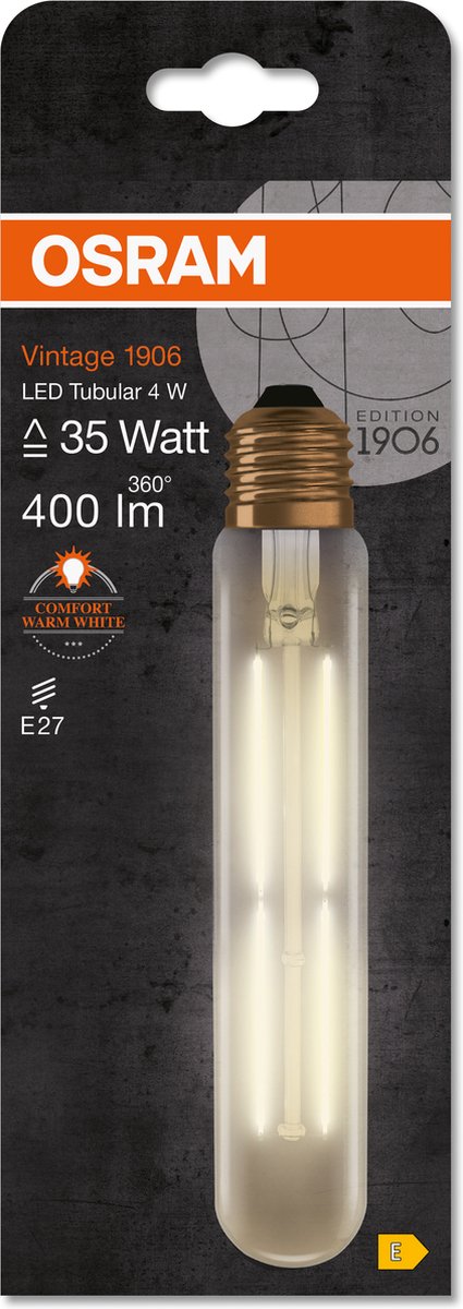 Osram LED-Filament E27 – 4 W (35 W) – warmweißes Licht – nicht dimmbar