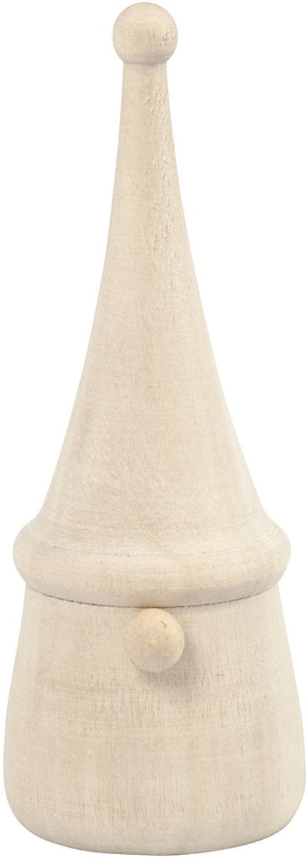 Creativ Company Skandinavischer Weihnachtszwerg, H: 8 cm, T 3 cm, 1 Stück