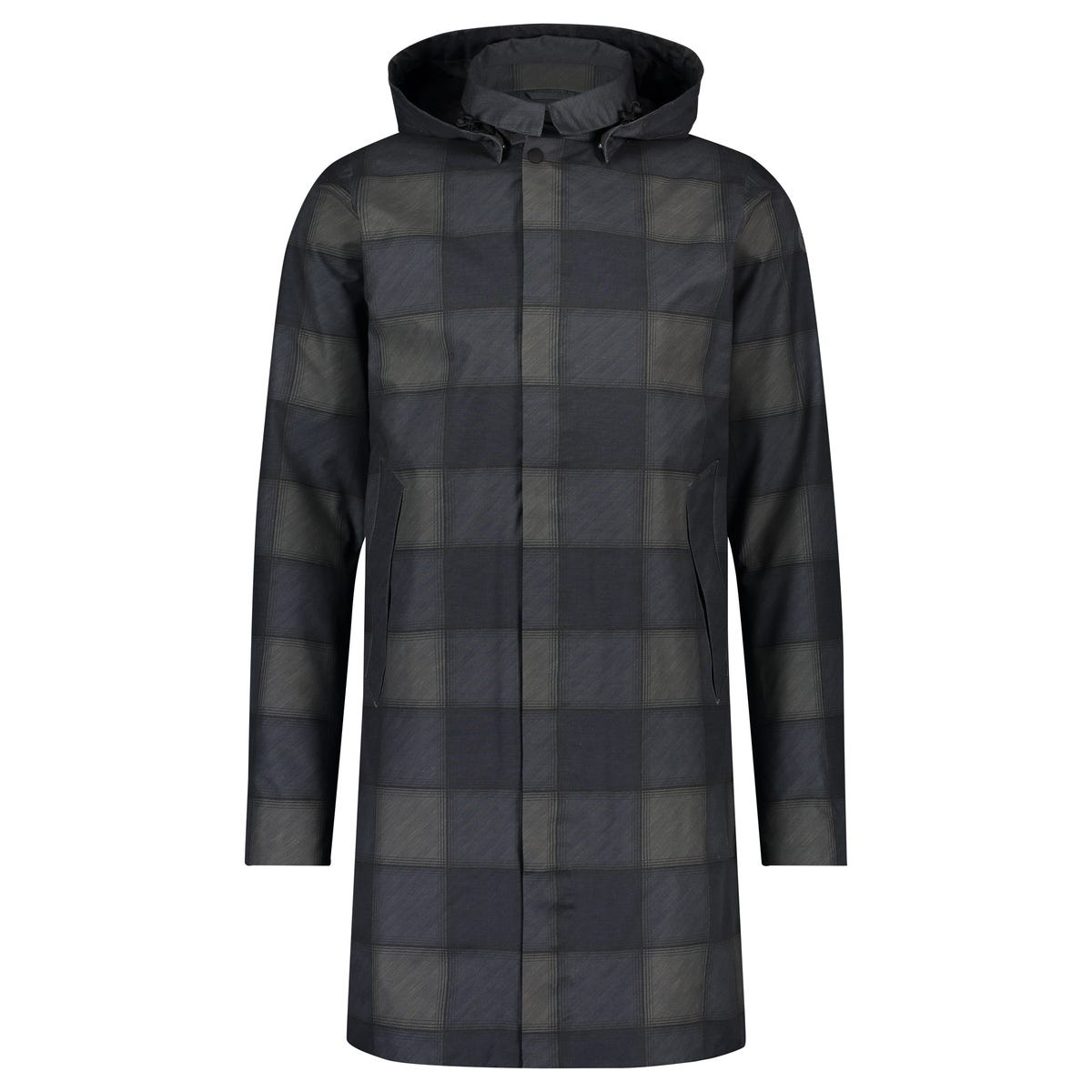 Pic Mac Regenmantel Urban Outdoor Herren Marinegrün kariert