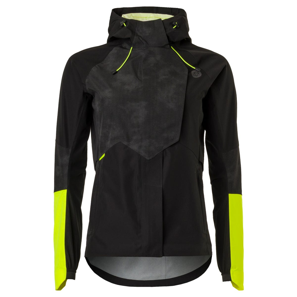 Puch Tech Regenmantel Commuter Damen Hi-Vis Reflection Schwarz