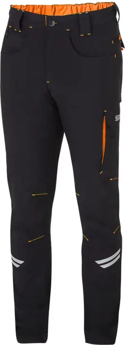 Sparco Arbeitshose Tech Light Kansas – Schwarz – Orange