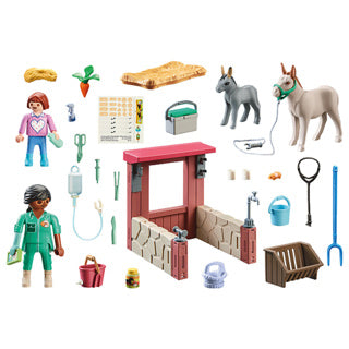 Playmobil Country Farm Tierarzt mit den Eseln 71471