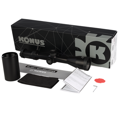 Konus Rifle Scope Glory 2-16x50 SFP, Deutsch-4 (MOA)
