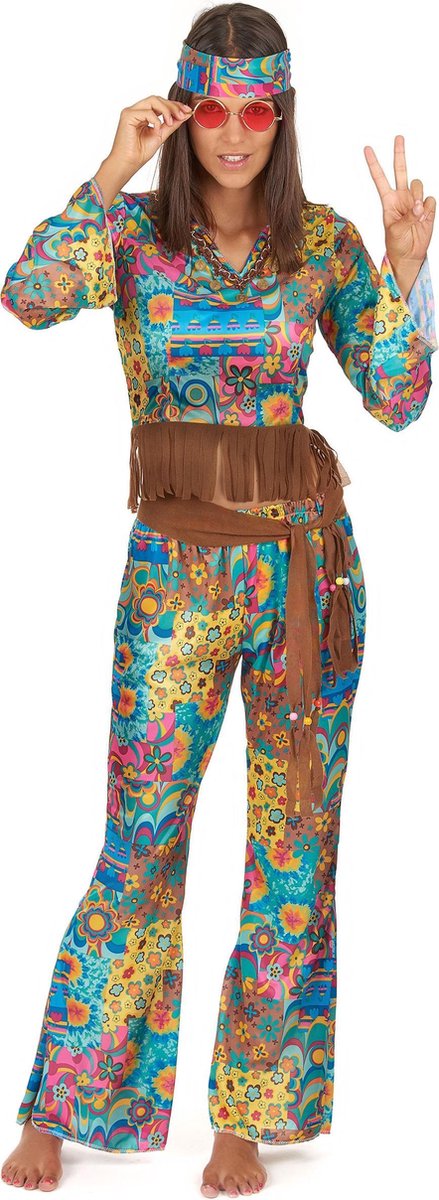 Smiffys Verkleidungskostüme | Kostüme – 60er Jahre groovig – Hippie-Flower-Power-Kostüm