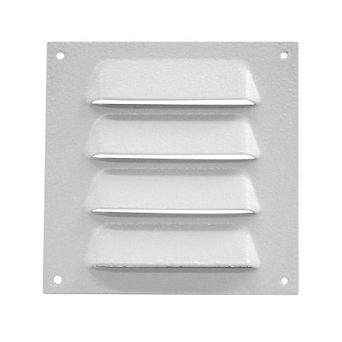 Flügelgitter Aluminium weiß 70x70 mm