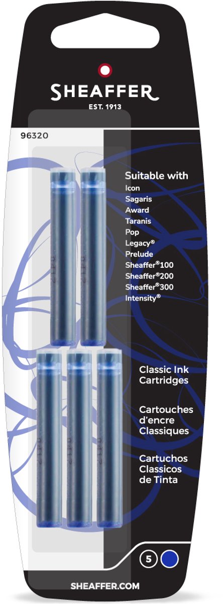 Sheaffer-Tintenpatrone – Skrip – klassisch – blau – SF-96320