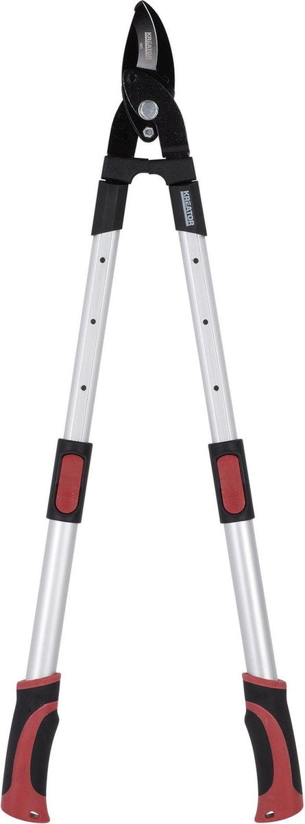 Kreator krtgr4013 Teleskop-Gartenschere – 63–89 cm Gesamtlänge – . ø39 mm Schnittdurchmesser