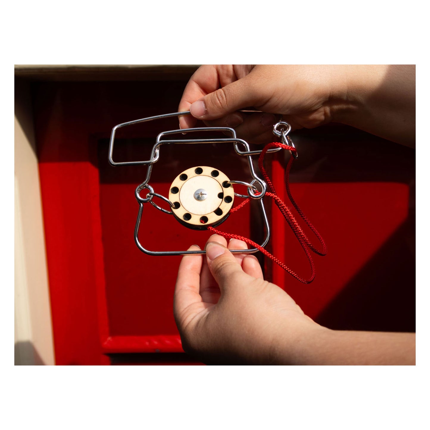 Aktuelle Spielzeuge Metall-Telefon-Gehirn-Puzzle