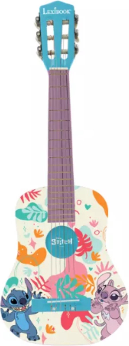 Lexibook Stitch Akustikgitarre aus Holz – 31 x 78 cm