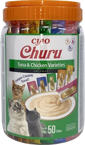 Inaba Churu Multipack Thunfisch -Hühnchen -Sorten