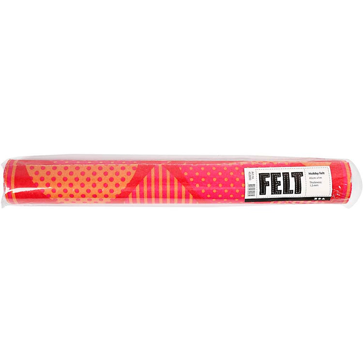 Kreativfirma mit Motiven, B: 45 cm, Dicke 1,5 mm, 180-200 g, Orange, rot, 1 m 1 Roll
