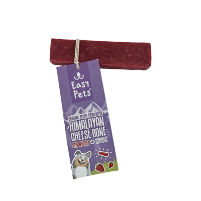 EasyPets Himalaya Käse Knochenkäse Knochen Erdbeere