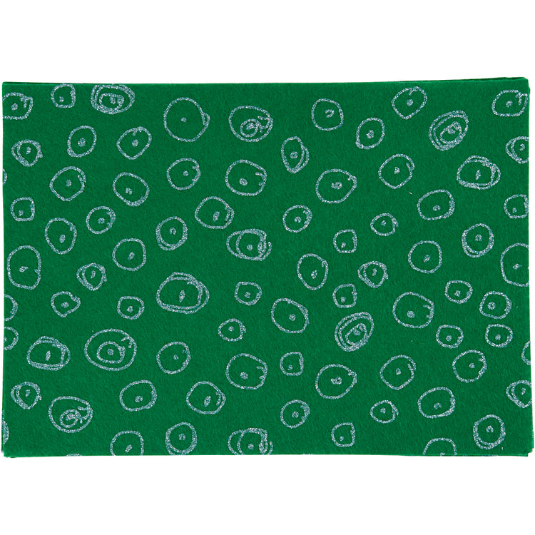 Creativ Company Hobbyfilz, A4, Blatt 210x297 mm, Stärke 1,5-2 mm, grün, 10 Blatt 1 Karton