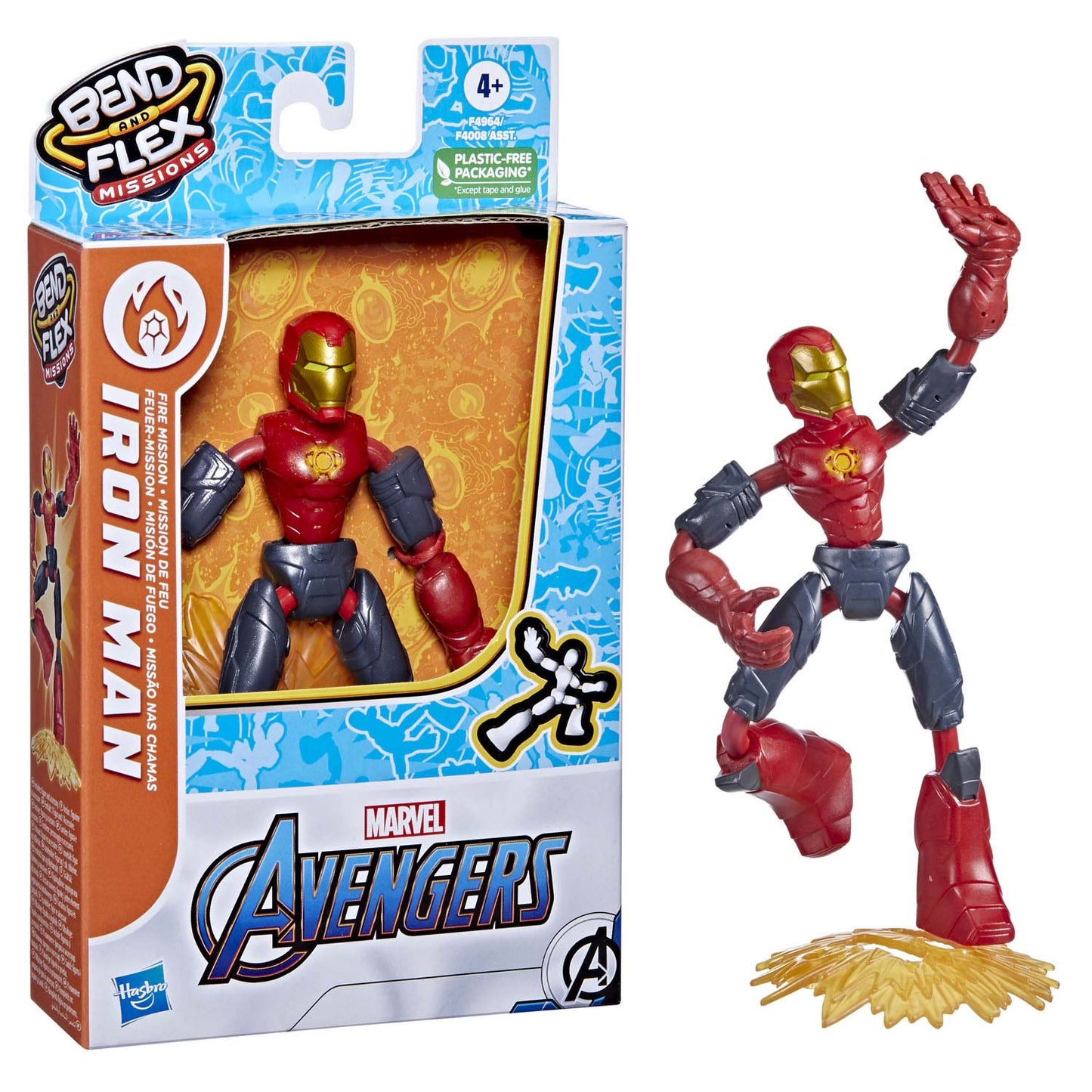 Avengers Bend und Flex Fire Mission