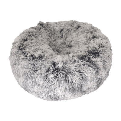 Croci Hundebett Donut bicolor schwarz